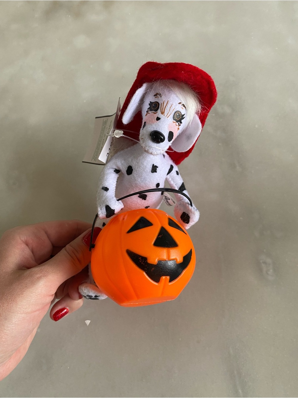 Annalee Dalmatian trick or treat